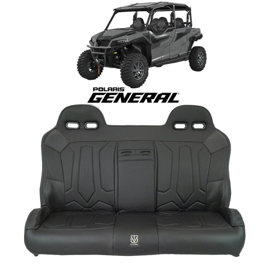 General 1000 Rear Bench Seat W Harnesses (2017+) - Bench Seat