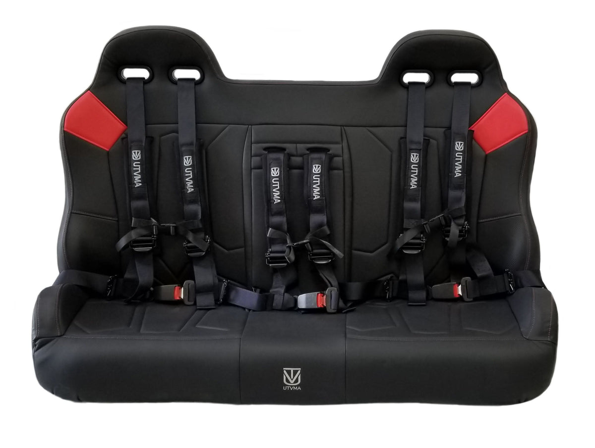General 1000 Rear Bench Seat W Harnesses (2017+) - Bench Seat