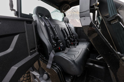 General 1000 Rear Bench Seat W Harnesses (2017+) - Bench Seat