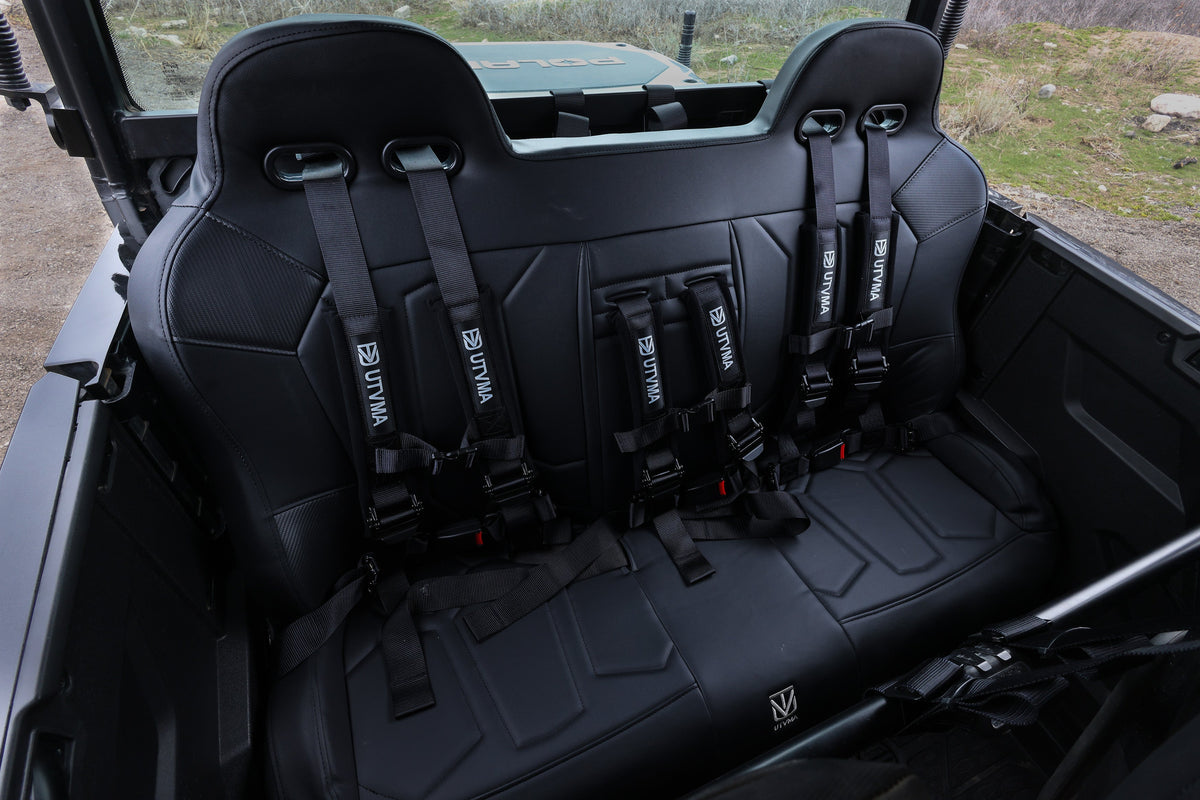 General 1000 Rear Bench Seat W Harnesses (2017+) - Bench Seat