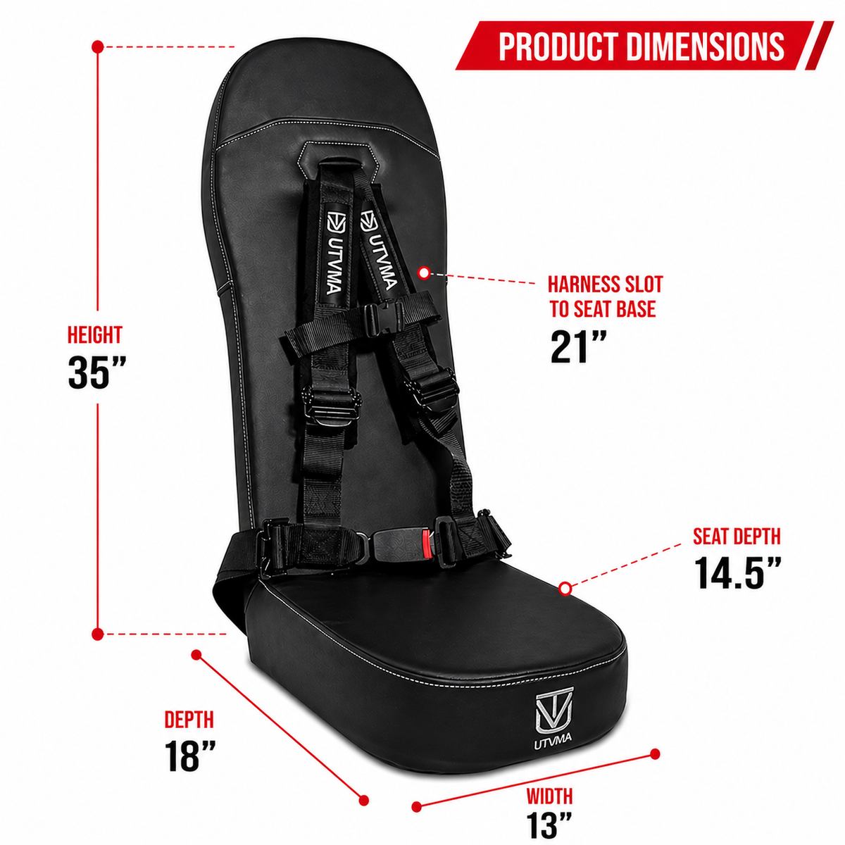 General 4 Rear Bump Seat w Console Delete Kit (2016+) - Bump Seat