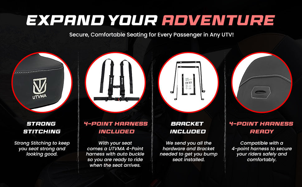 General Front/Rear Bump Seat (2016+) - Bump Seat