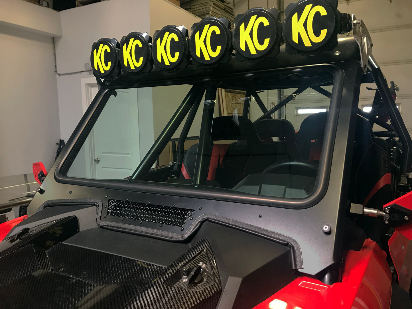 Glass Windshield for CAGEWRX Baja Spec Cage 2019+ RZR TURBO S XP 1000 - Glass Front Windshield