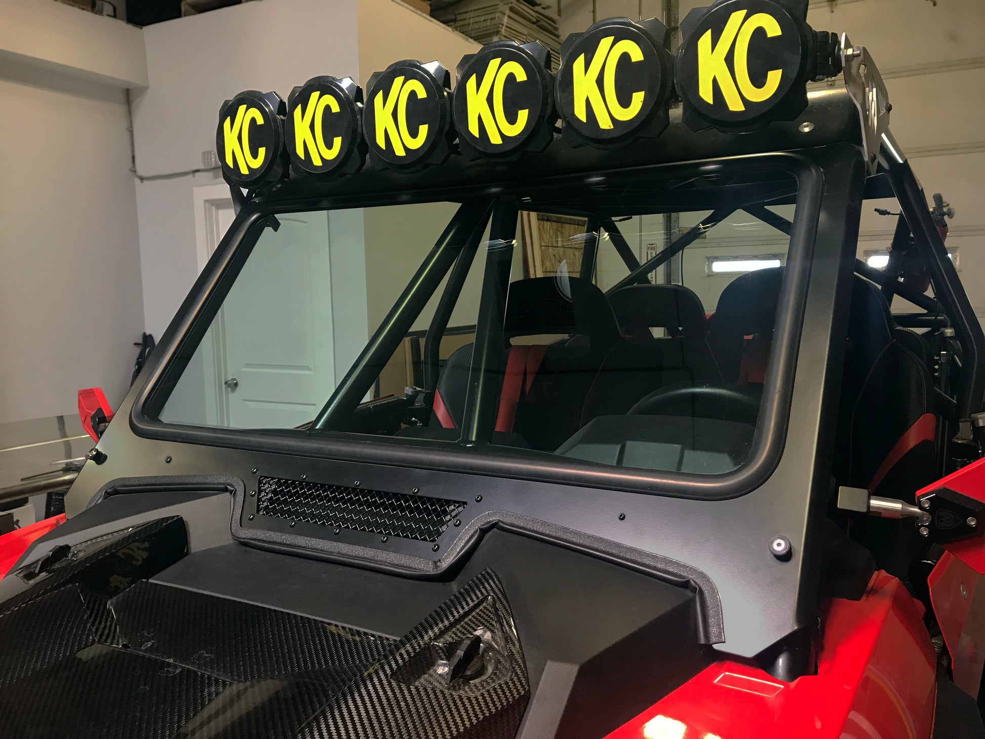 Glass Windshield for CAGEWRX Baja Spec Cage 2019+ RZR TURBO S XP 1000 - Glass Front Windshield
