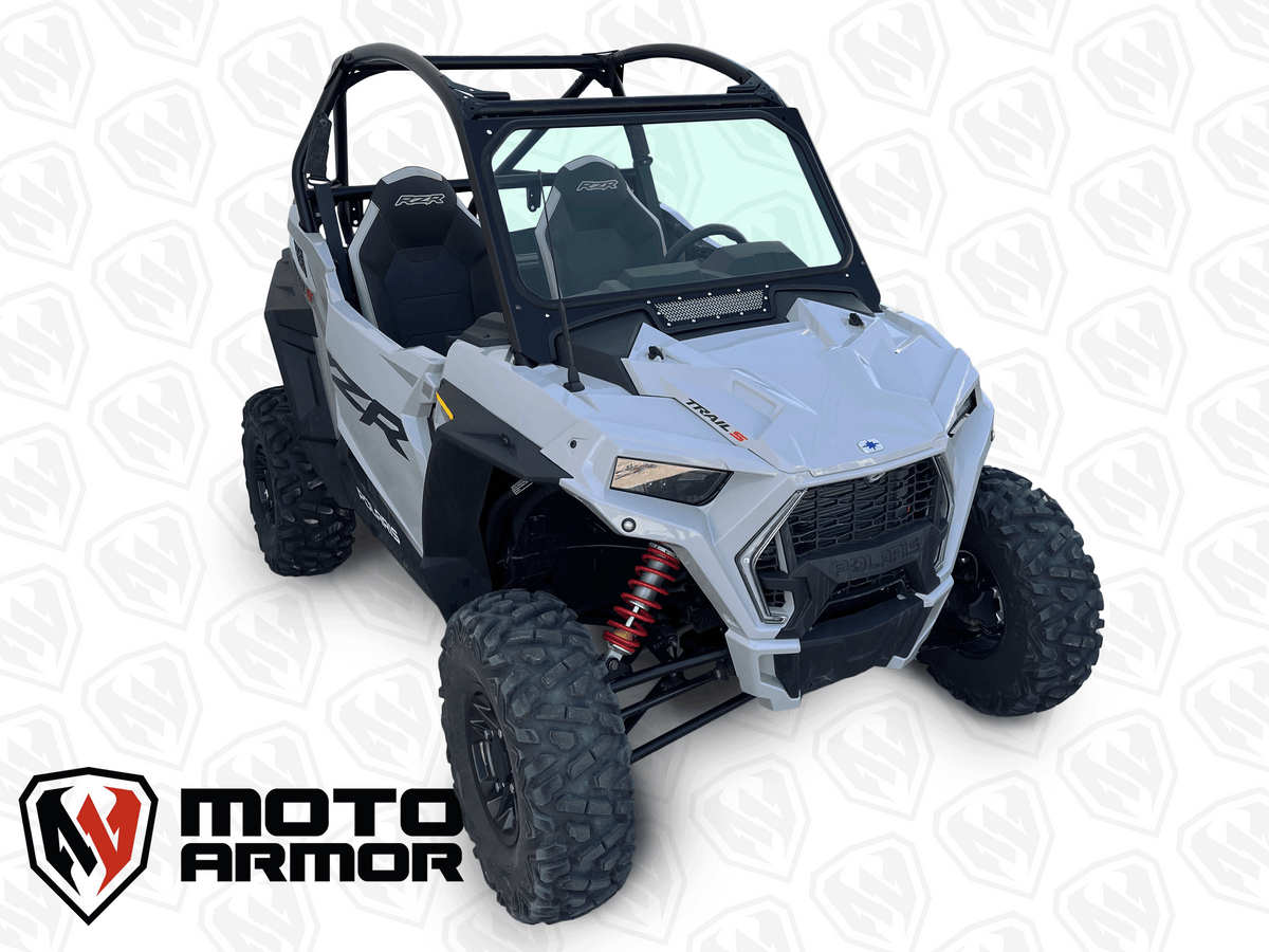 Glass Windshield with Vent for Polaris RZR Trail S - Glass Front Windshield
