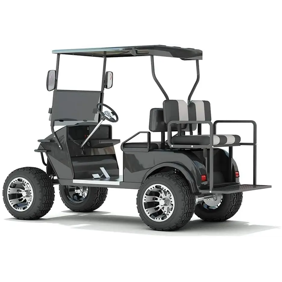 Golf Cart Side Mirror with LED Turn Signal Light