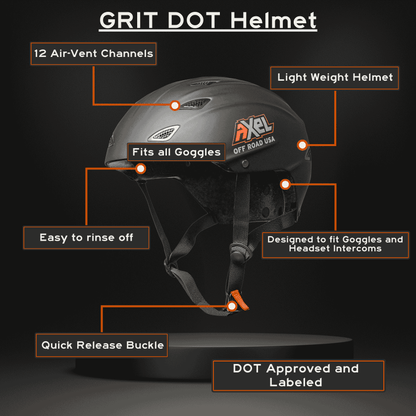 GRIT D.O.T. Helmet - Off-road helmet