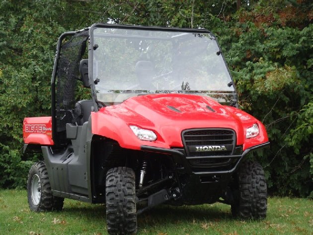 Honda Big Red - 1 Pc General-Purpose Windshield with Vent and Clamp Options - Windshields