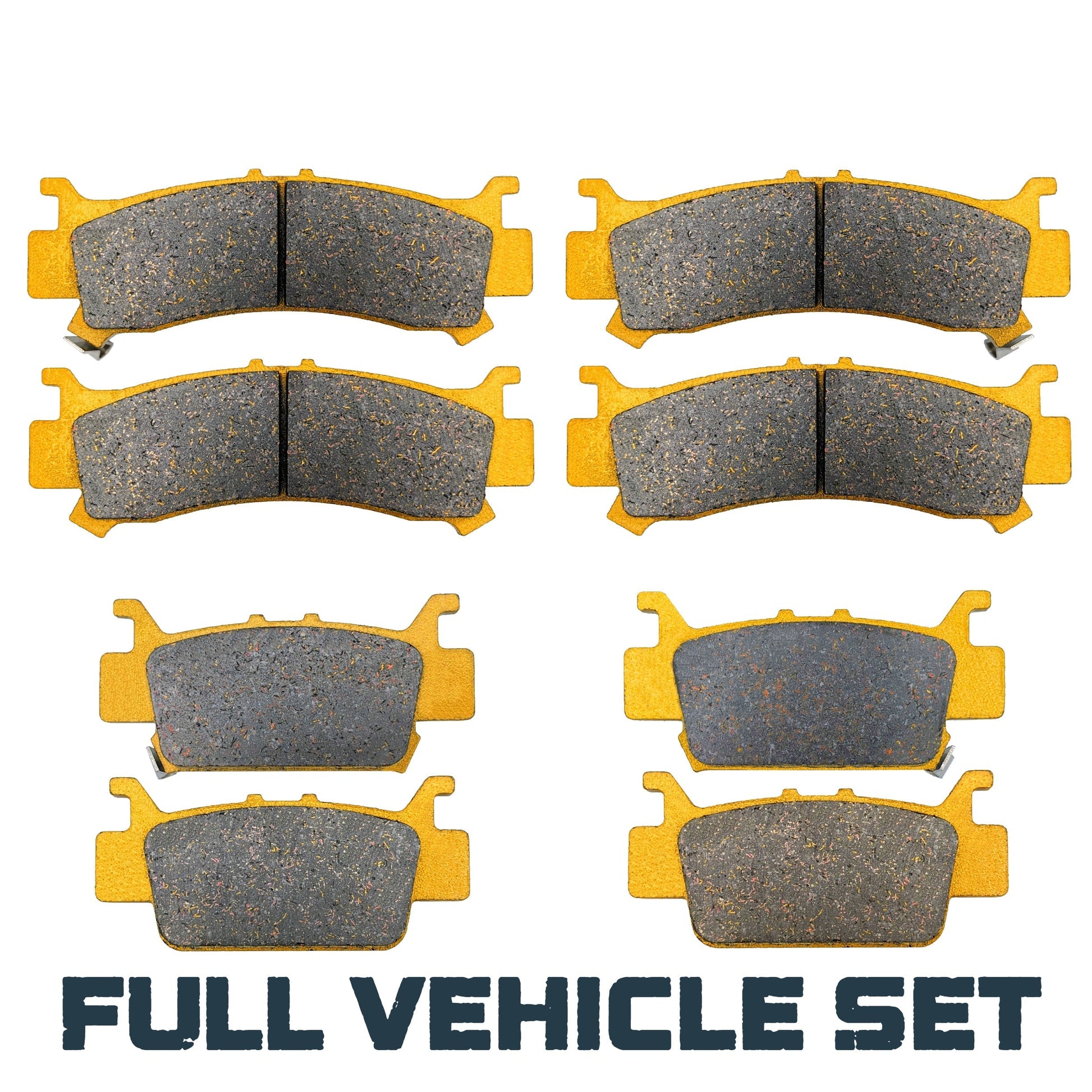 Honda Pioneer 1000/1000-5/1000-6 2016-2025 Ceramic Brake Pad Set - Vehicle Parts & Accessories
