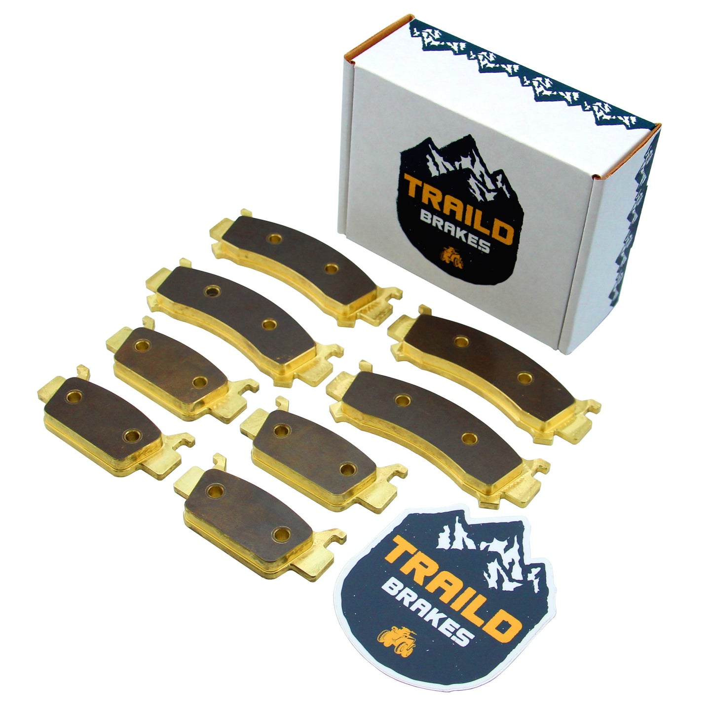 Honda Pioneer 1000/1000-5/1000-6 2016-2026 Brass Brake Pad Set - Vehicle Parts & Accessories