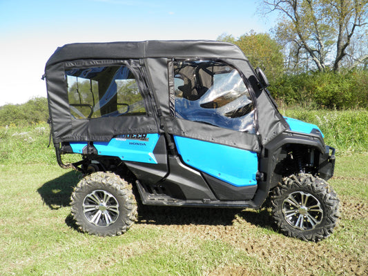Honda Pioneer 1000-5 - Full Cab Enclosure for Hard Windshield (Upper Doors/Rear Panel/Soft Top) - Full Cab Enclosure