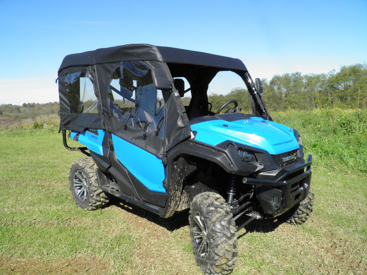 Honda Pioneer 1000-5 - Full Cab Enclosure for Hard Windshield (Upper Doors/Rear Panel/Soft Top) - Full Cab Enclosure