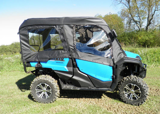 Honda Pioneer 1000-5 - Full Cab Enclosure for Hard Windshield (Upper Doors/Rear Panel/Center Panel/Soft Top)