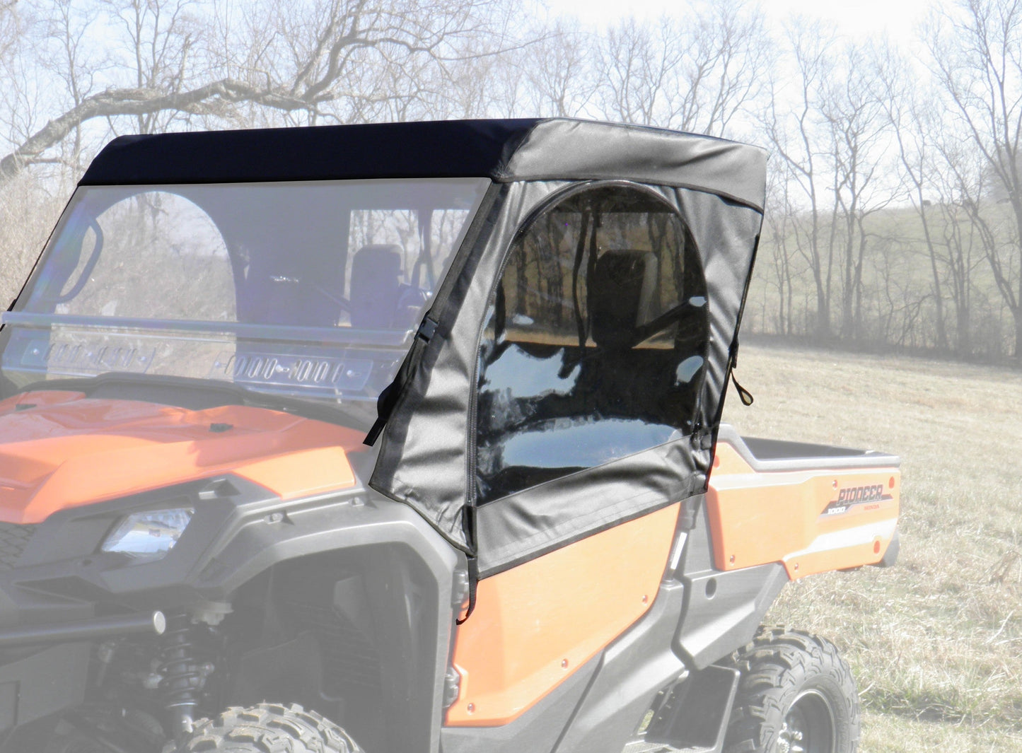 Honda Pioneer 1000 - Full Cab Enclosure for Hard Windshield (Upper Doors) - Full Cab Enclosure