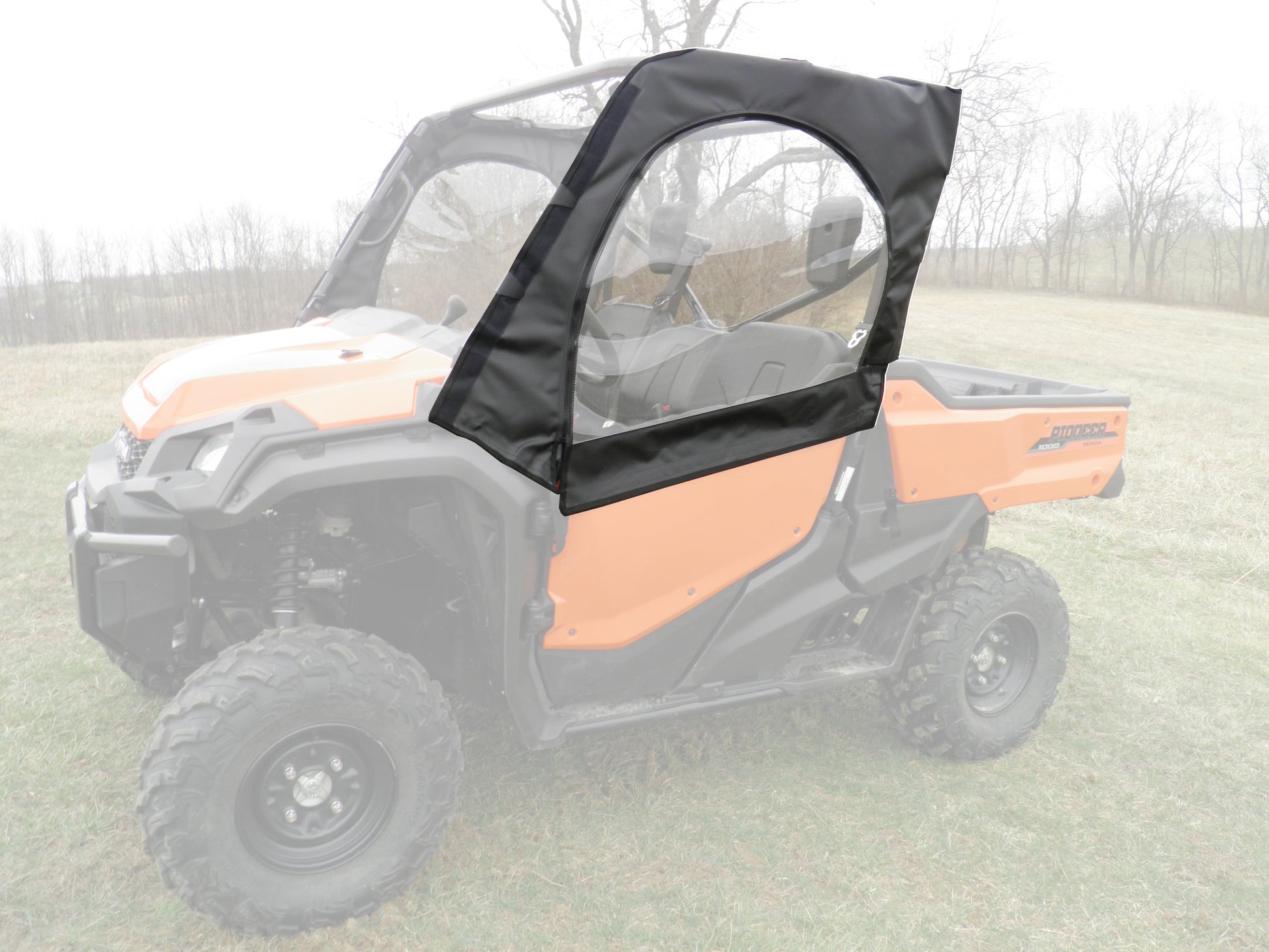Honda Pioneer 1000 - Full Cab Enclosure for Hard Windshield (Upper Doors) - Full Cab Enclosure
