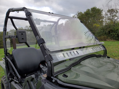 Honda Pioneer 500/520 - 2 Pc Windshield with Vent Clamp and Hard Coat Options - Windshields