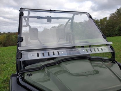 Honda Pioneer 500/520 - 2 Pc Windshield with Vent Clamp and Hard Coat Options - Windshields