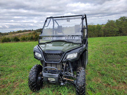 Honda Pioneer 500/520 - 2 Pc Windshield with Vent Clamp and Hard Coat Options - Windshields