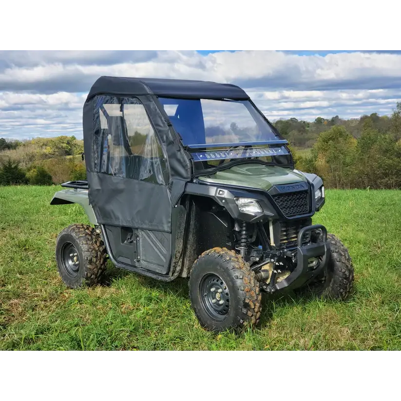 Honda Pioneer 500 - Full Cab Enclosure For Hard Windshield
