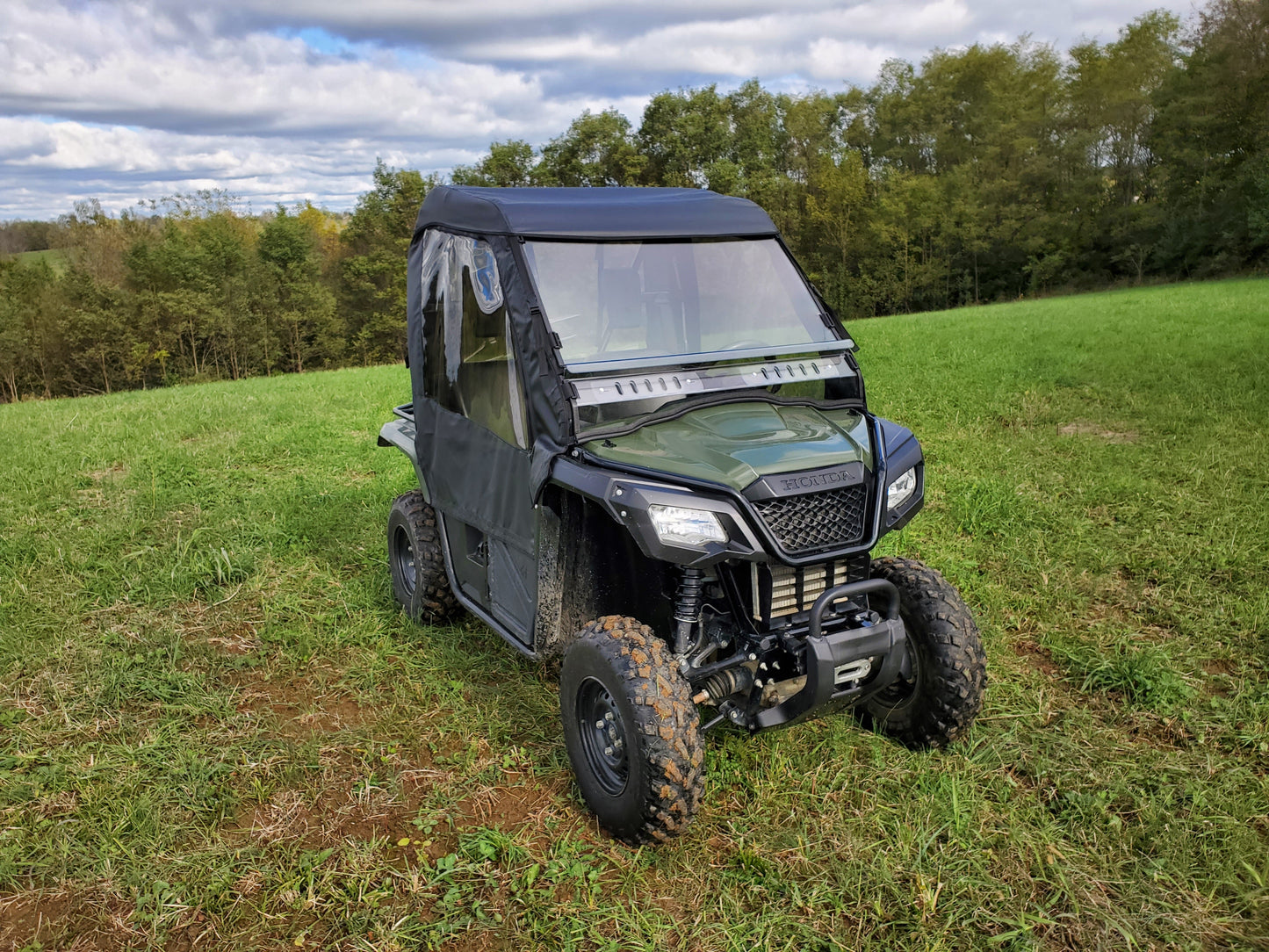 Honda Pioneer 500/520 - Full Cab Enclosure For Hard Windshield - Full Cab Enclosure