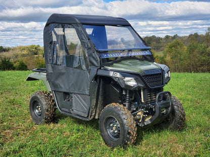 Honda Pioneer 500/520 - Full Cab Enclosure For Hard Windshield - Full Cab Enclosure