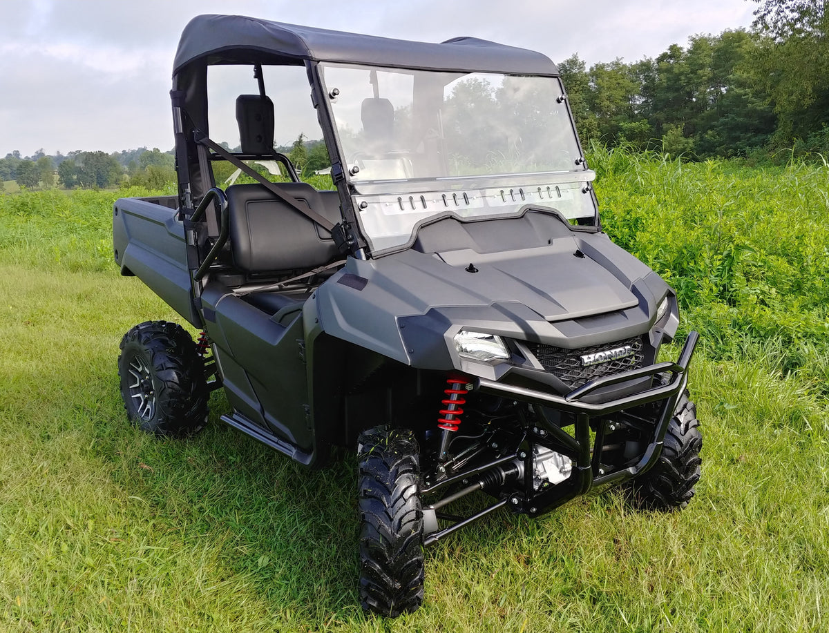 Honda Pioneer 700 - 2 Pc Scratch-Resistant Windshield - Windshields