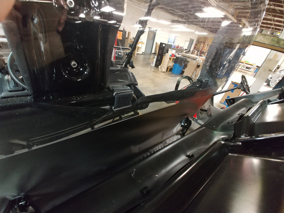 Honda Pioneer 700 2-Seater - Lexan Back Panel w/Vent and Soft Lower Panel Options - Back Panel