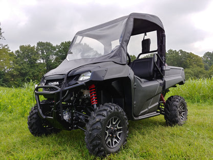 Honda Pioneer 700 2-Seater - Vinyl Windshield/Top/Rear Combo - Windshield/Roof/Back Panel