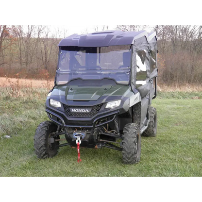 Honda Pioneer 700 4-Seater - 2 Pc Windshield with Clamp Vent and Hard Coat Options