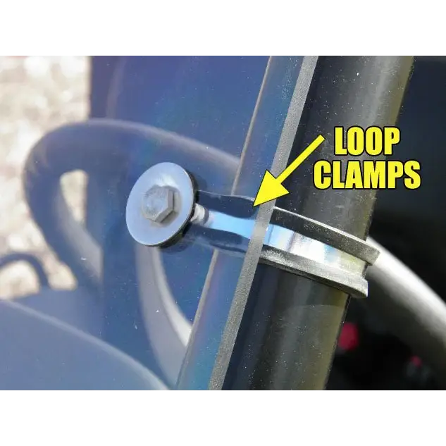 Honda Pioneer 700 4-Seater - 2 Pc Windshield with Clamp Vent and Hard Coat Options