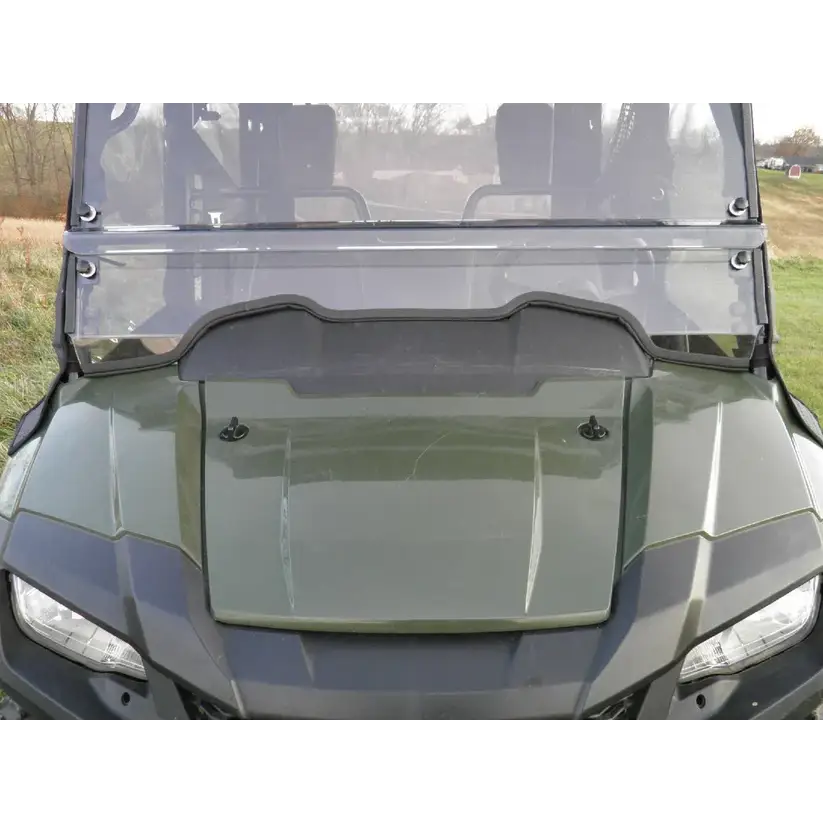 Honda Pioneer 700 4-Seater - 2 Pc Windshield with Clamp Vent and Hard Coat Options