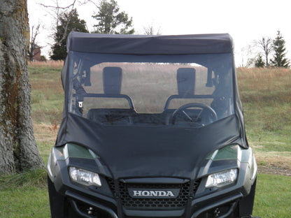 Honda Pioneer 700 4-Seater - Vinyl Windshield/Top/Rear Combo - Windshield/Roof/Back Panel