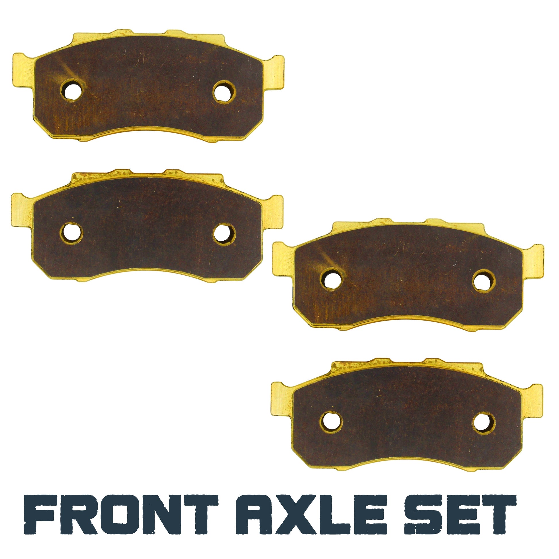 Honda Pioneer 700/520/500 2014-2026 Brass Brake Pad Set - Front Axle Set - Vehicle Parts & Accessories