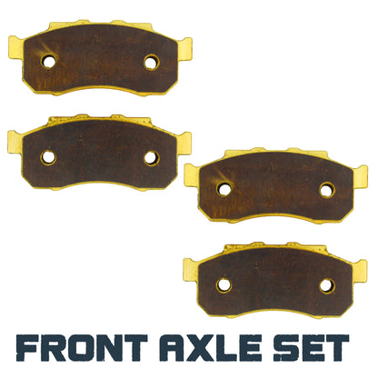Honda Pioneer 700/520/500 2014-2026 Brass Brake Pad Set - Front Axle Set - Vehicle Parts & Accessories