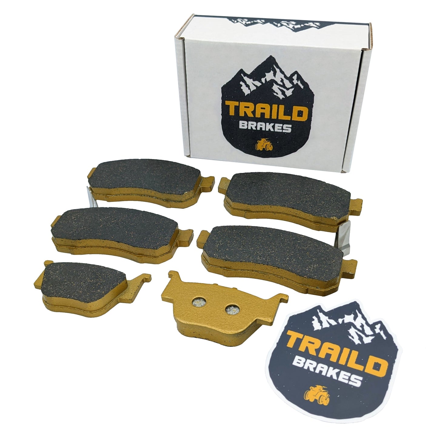 Honda Pioneer 700/520/500 2014-2026 Ceramic Brake Pad Set - Vehicle Parts & Accessories
