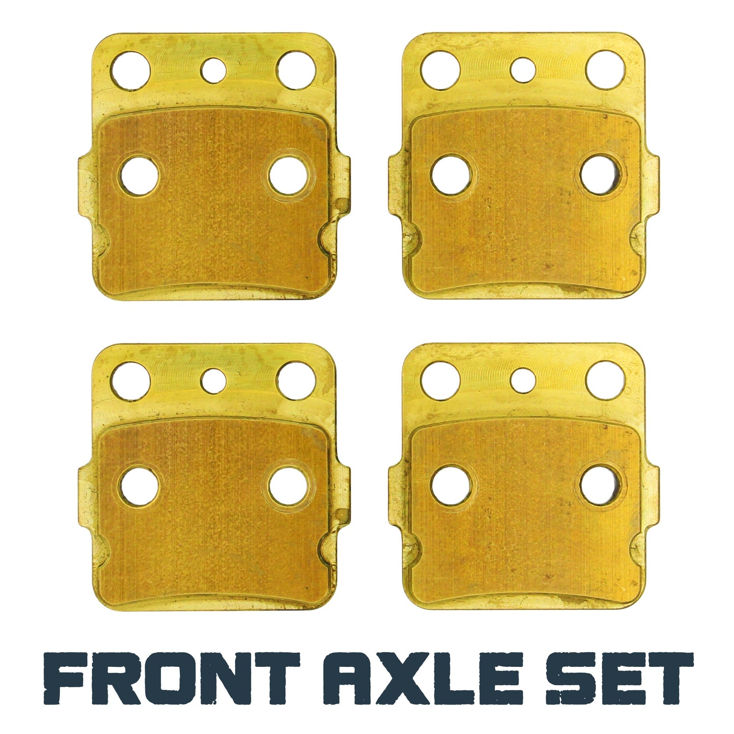 Honda Rancher/Foreman TRX420/TRX500/TRX520 2009-2026 Brass Brake Pad Set - Front Axle Set - Vehicle Parts & Accessories