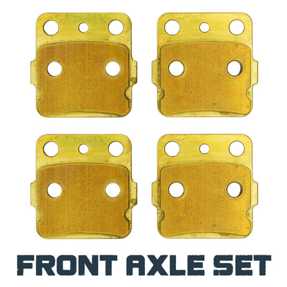Honda Rancher/Foreman TRX420/TRX500/TRX520 2009-2026 Brass Brake Pad Set - Front Axle Set - Vehicle Parts & Accessories