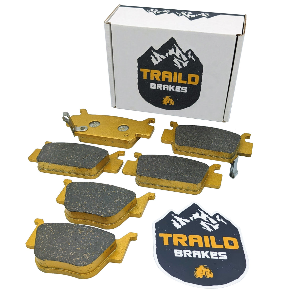 Honda Rincon TRX680/Rubicon 700 2008-2026 Ceramic Brake Pad Set - Vehicle Parts & Accessories