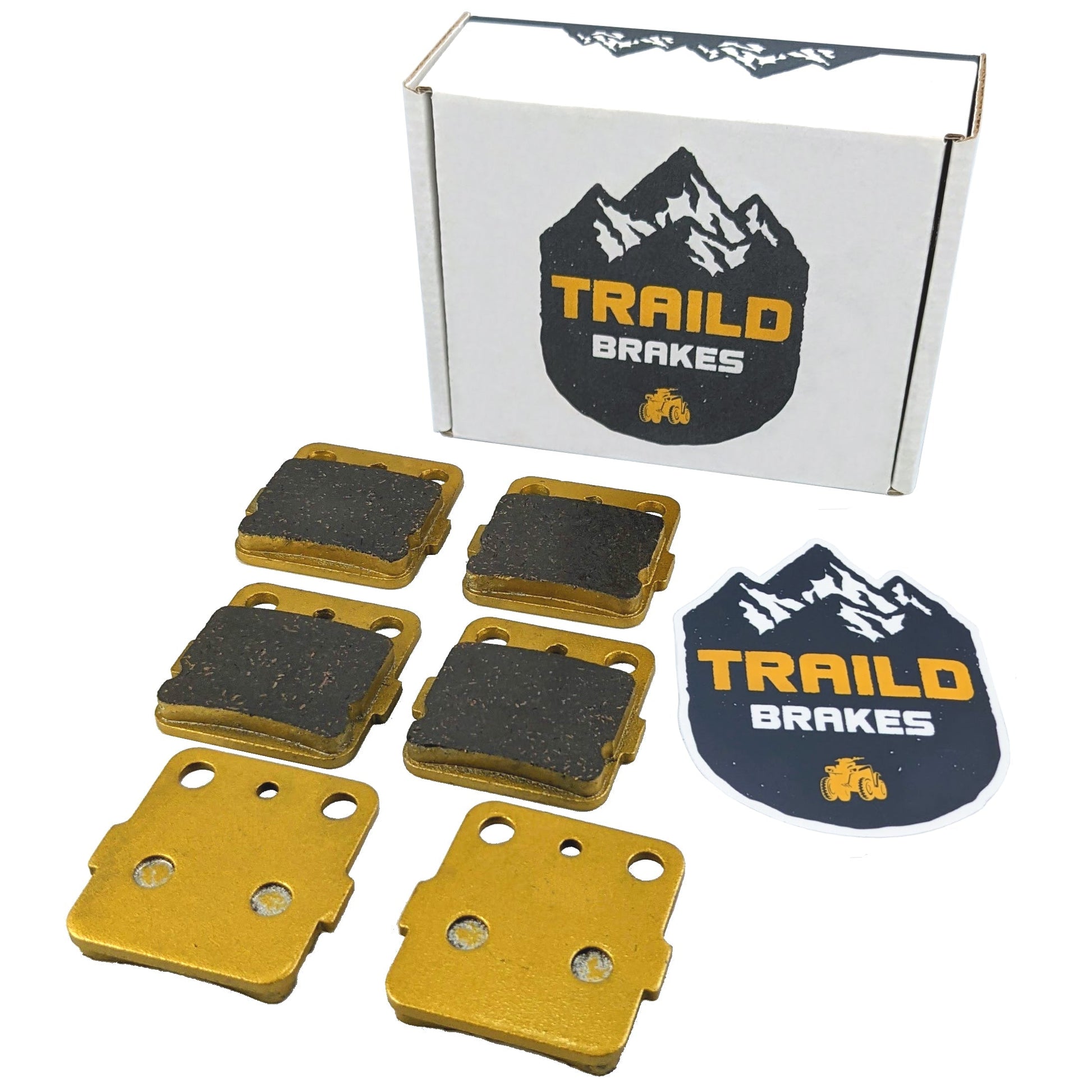 Honda Sportrax TRX 400EX/400X/300EX/300X 1993-2014 Ceramic Brake Pad Set - Vehicle Parts & Accessories