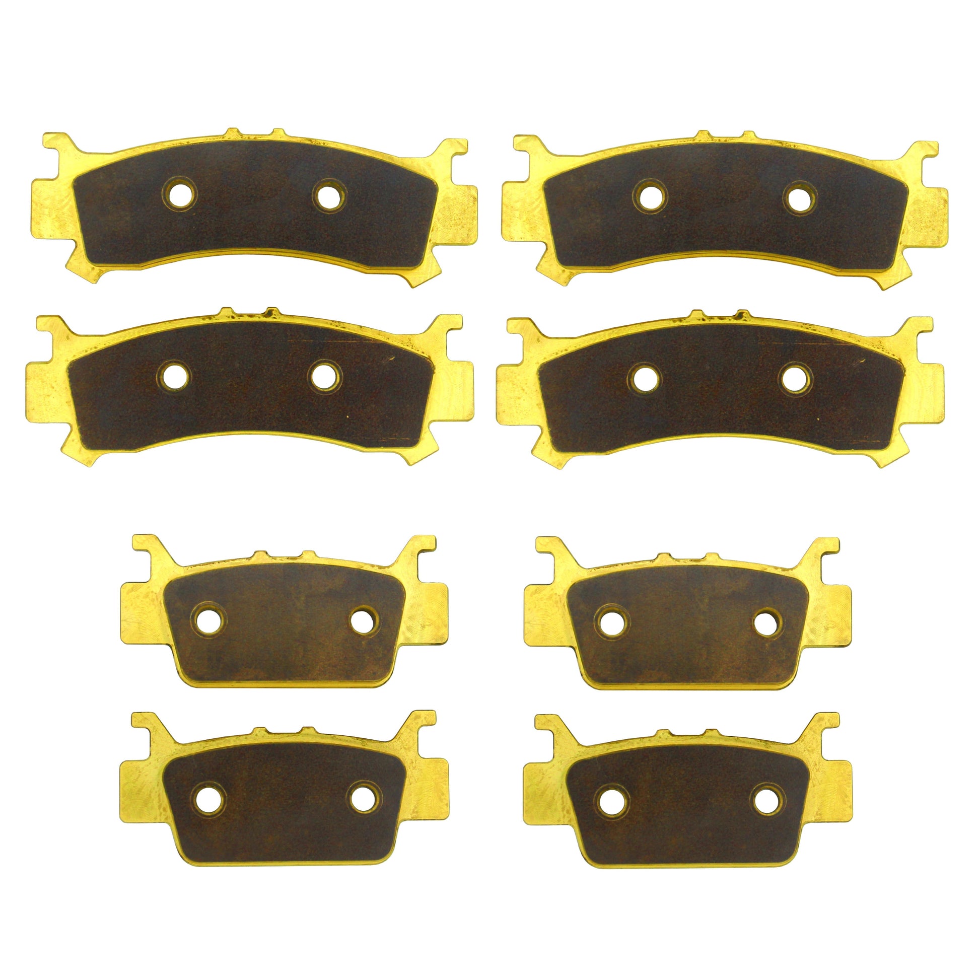 Honda Talon 1000R/1000X/1000X-4 2019-2026 Brass Brake Pad Set - Complete Vehicle Set - Vehicle Parts & Accessories