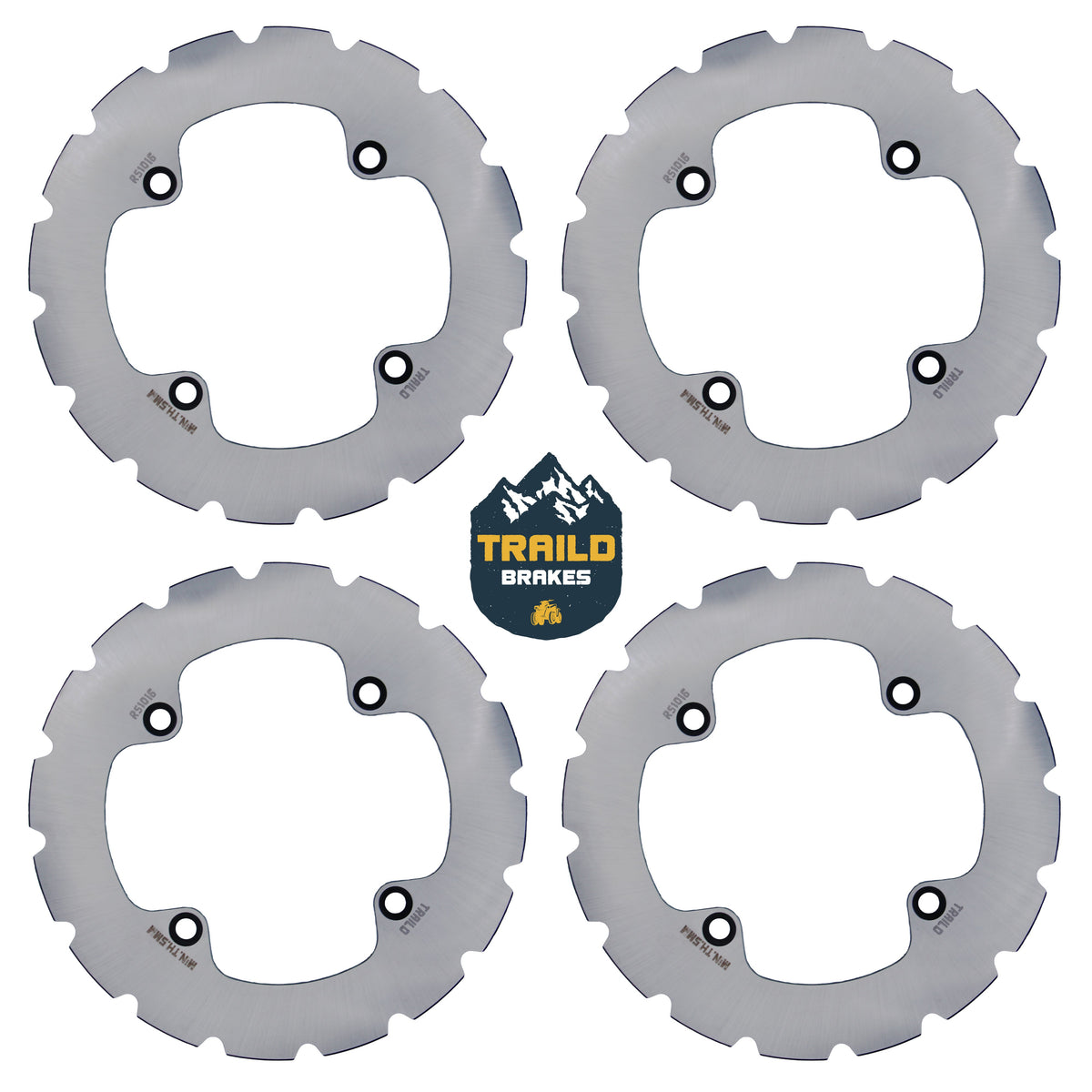 Honda Talon 1000R/1000X/1000X-4 2019-2026 Ridge Rider Disc Brake Rotor Kit - Brake Rotors