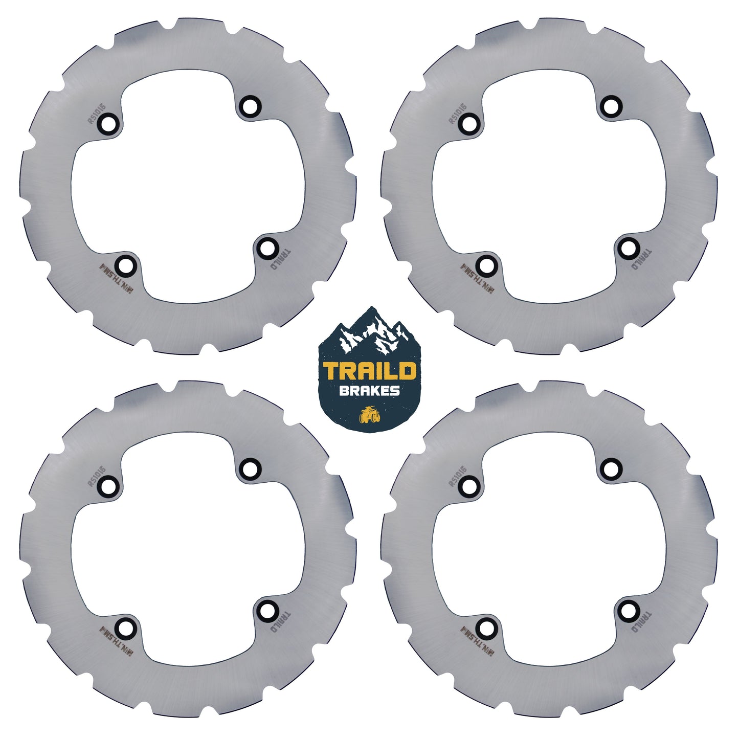 Honda Talon 1000R/1000X/1000X-4 2019-2026 Ridge Rider Disc Brake Rotor Kit - Brake Rotors
