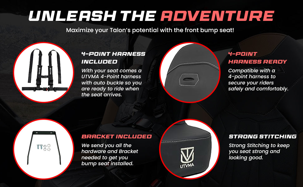 Honda Talon 2 Bump Seat (2019+) - Bump Seat