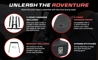 Honda Talon 2 Bump Seat (2019+) - Bump Seat