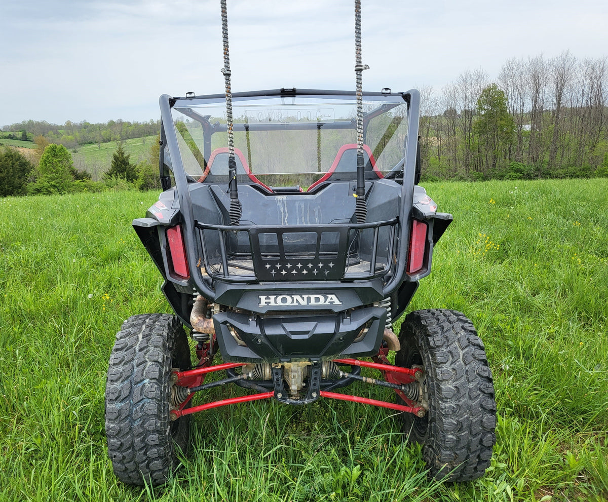 Honda Talon 2-Seater - 1-Pc Lexan Back Panel w/Vent Option - Back Panel