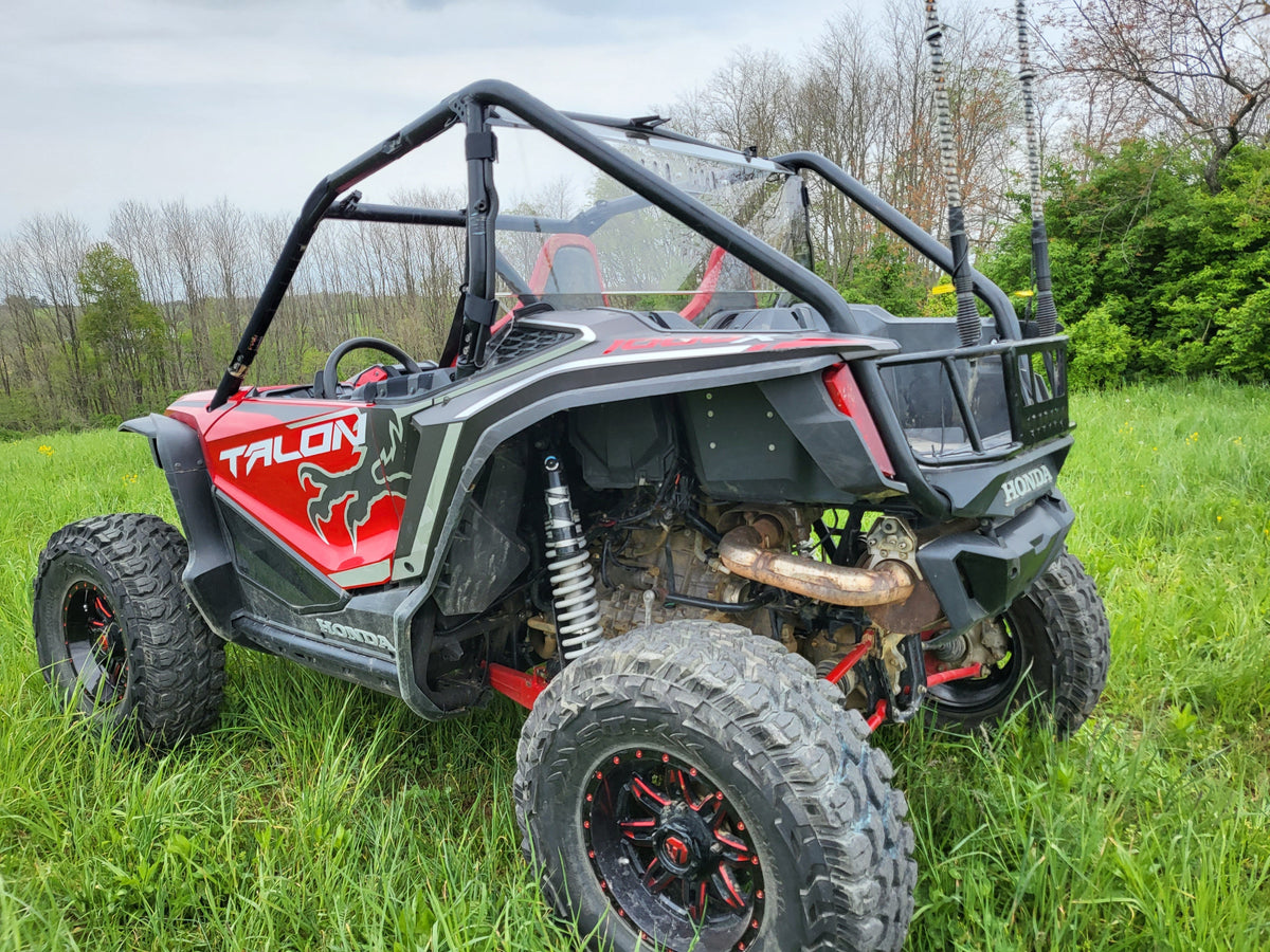 Honda Talon 2-Seater - 1-Pc Lexan Back Panel w/Vent Option - Back Panel