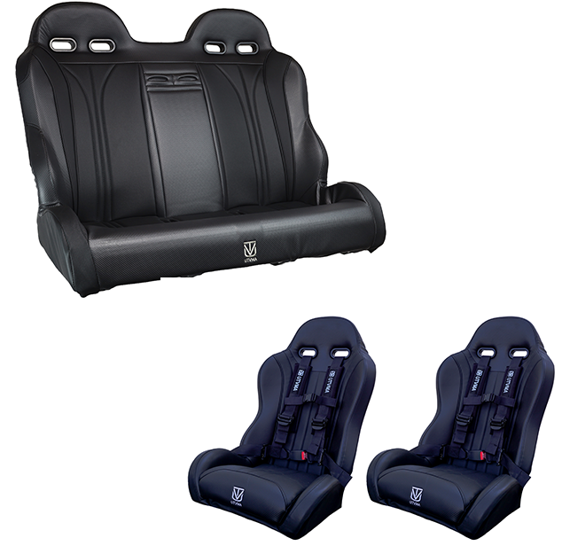 Honda Talon 4 Rear Bench Seat & Front Bucket Seats Set (2019+) - Bench Seat