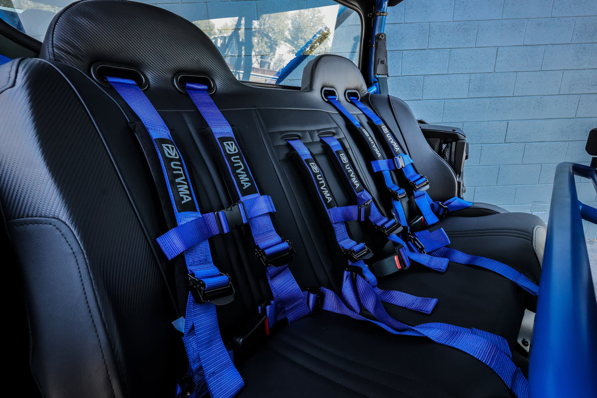 Honda Talon 4 Rear Bench Seat W Harnesses (2019+) - Bench Seat