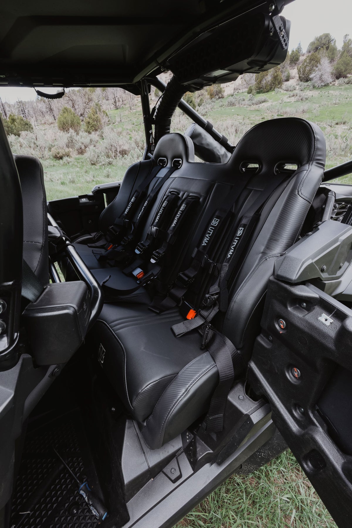 Honda Talon 4 Rear Bench Seat W Harnesses (2019+) - Bench Seat