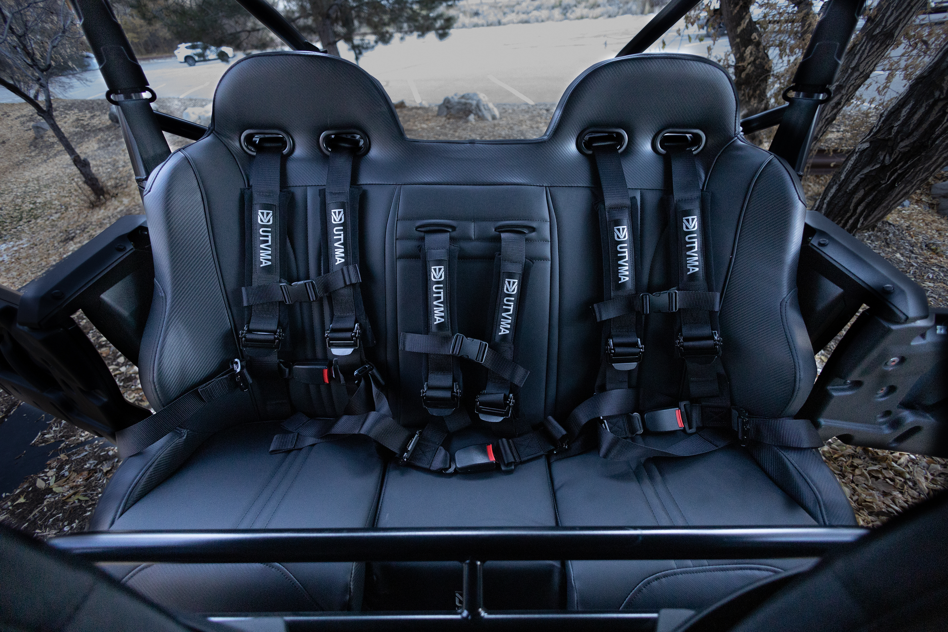 Honda Talon 4 Rear Bench Seat W Harnesses (2019+) - Bench Seat